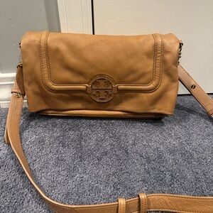 Tory Burch Tan Leather Crossbody Bag